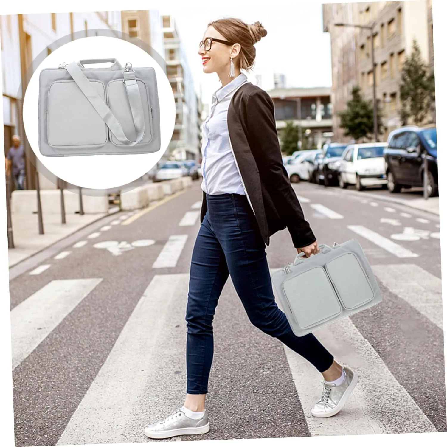 1pc Sleeve Bag Notebook Carrying Case Leather Laptop Bag For Women Laptop Carrying Bag Business Laptop