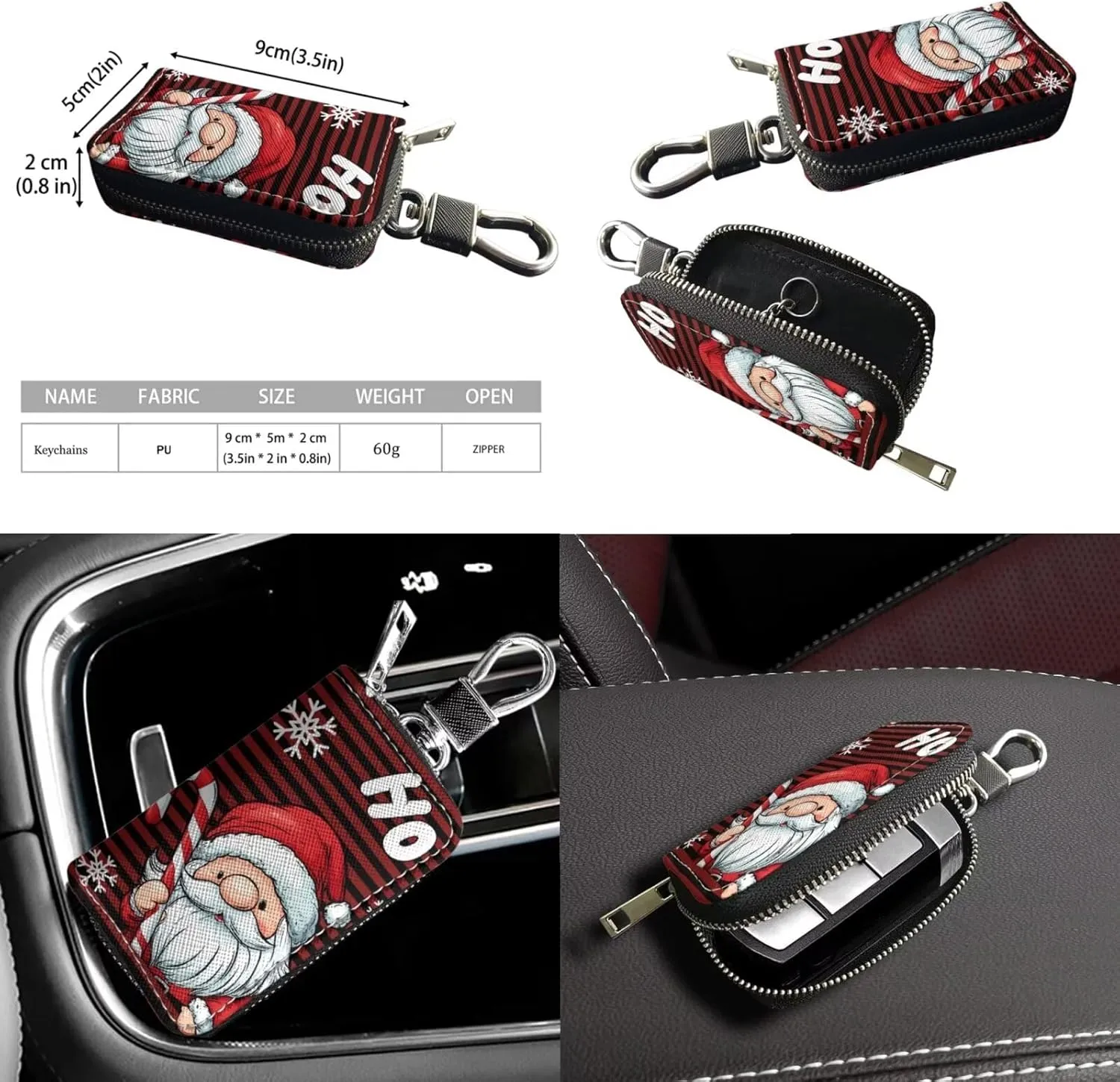 2 Pcs Messenger Bag for Women Crossbody Leather Waterproof Satchel Bag Matching Car Key Fob Protector Case
