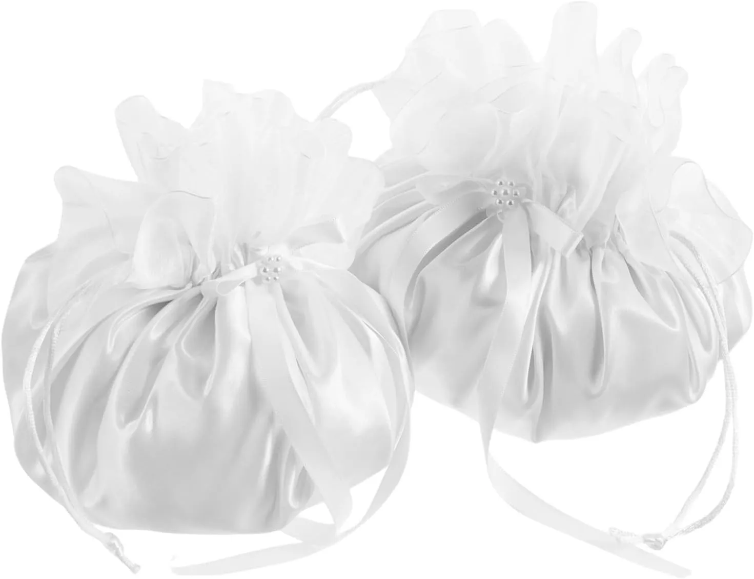 2Pcs Elegant Bridal Clutch Handbags for Women Stylish Evening Bags with Spacious Design Comfortable Fabric for Weddings Formal Events and Parties