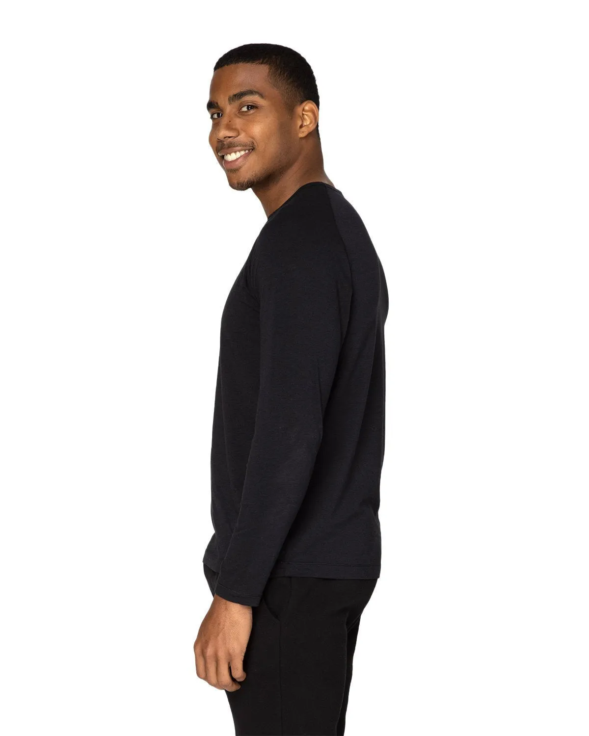 382LS-Threadfast Apparel-BLACK