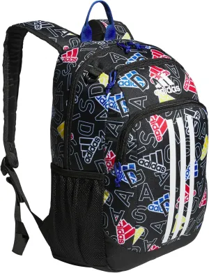 adidas Creator Laptop Backpack for Women and Men, Comfortable and Durable Small Athletic Bag, Adi Comp Black/Team Royal Blue, One Size