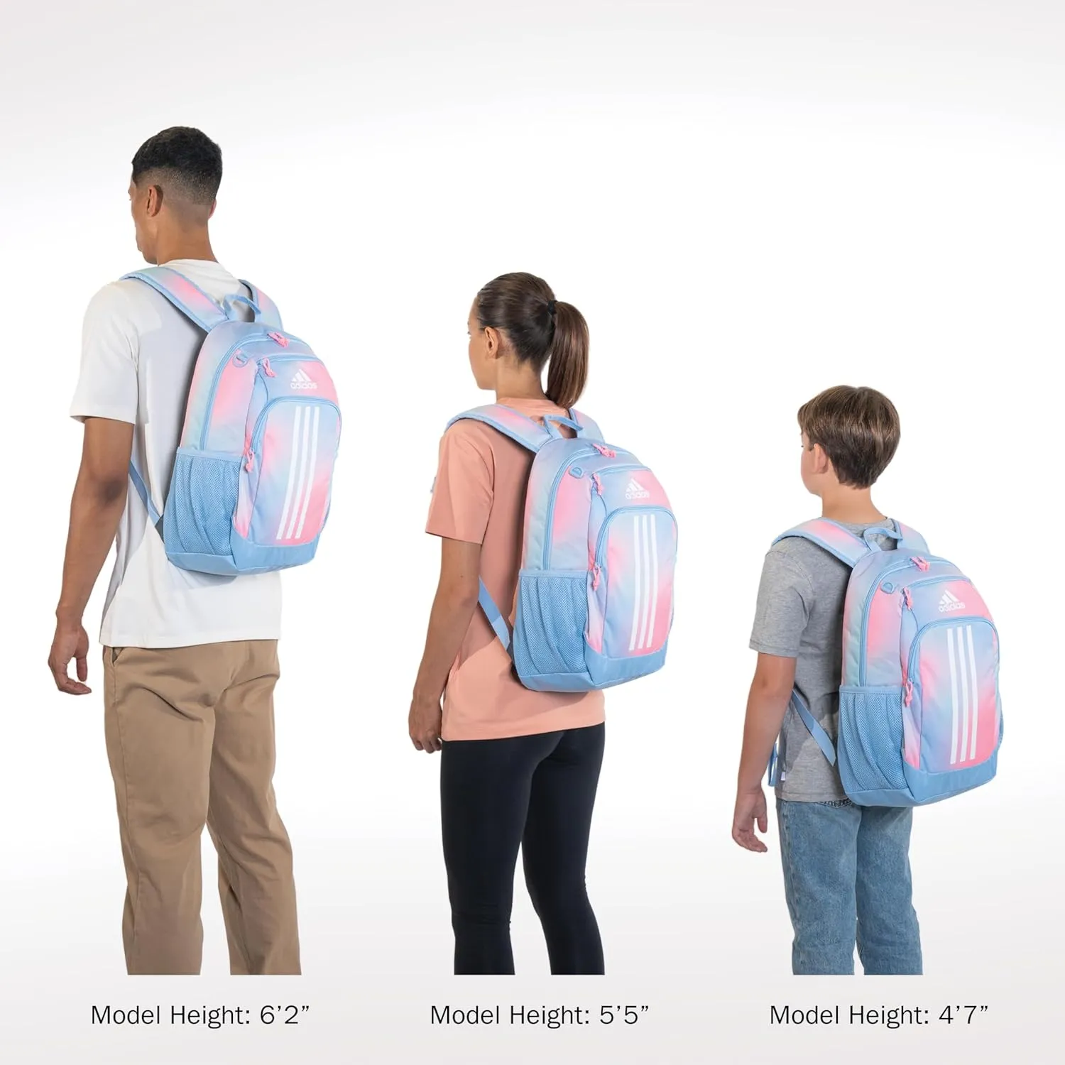 adidas Creator Laptop Backpack for Women and Men, Comfortable and Durable Small Athletic Bag, Adi Comp Silver Violet/Light Purple/Pink Spark, One Size