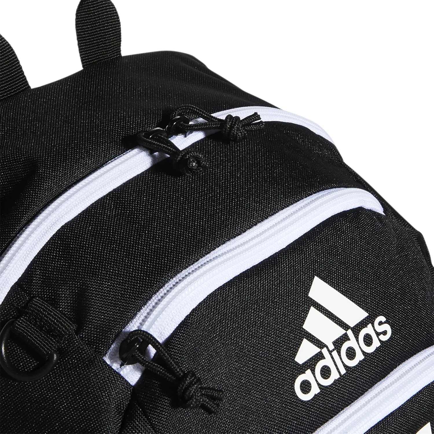 adidas Creator Laptop Backpack for Women and Men, Comfortable and Durable Small Athletic Bag, Black/White, One Size