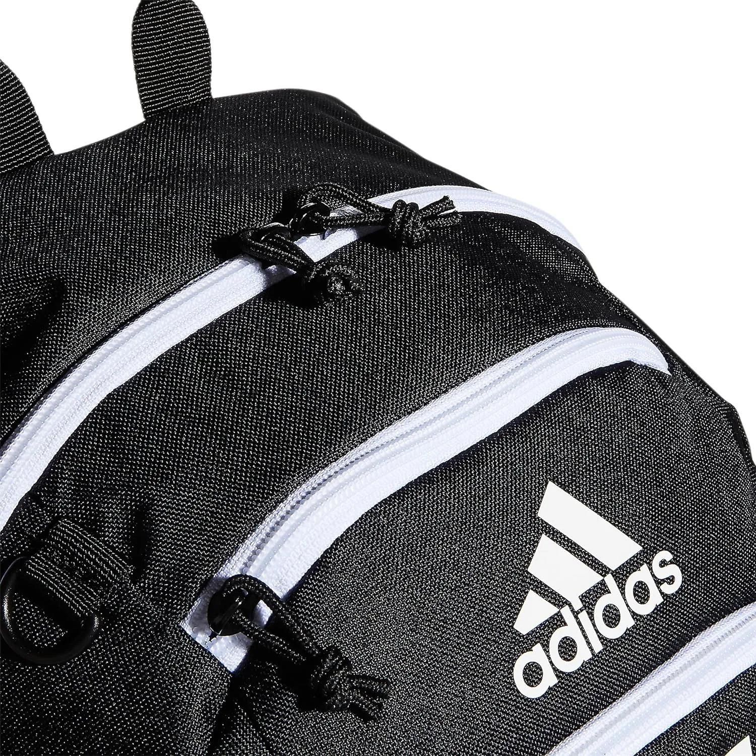 adidas Creator Laptop Backpack for Women and Men, Comfortable and Durable Small Athletic Bag, Black/White, One Size