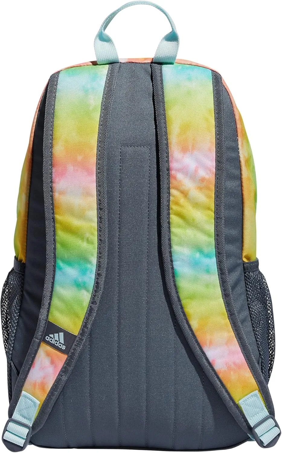adidas Creator Laptop Backpack for Women and Men, Comfortable and Durable Small Athletic Bag, Stone Wash Rainbow/Grey/Almost Blue, One Size