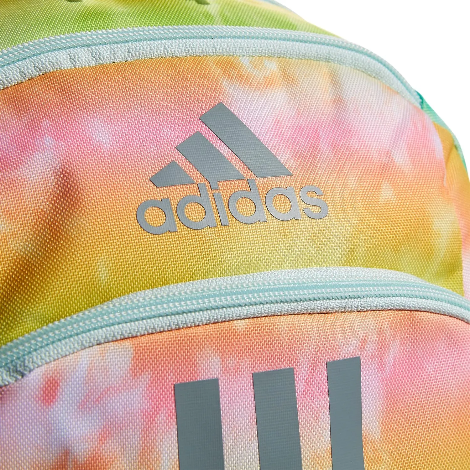 adidas Creator Laptop Backpack for Women and Men, Comfortable and Durable Small Athletic Bag, Stone Wash Rainbow/Grey/Almost Blue, One Size