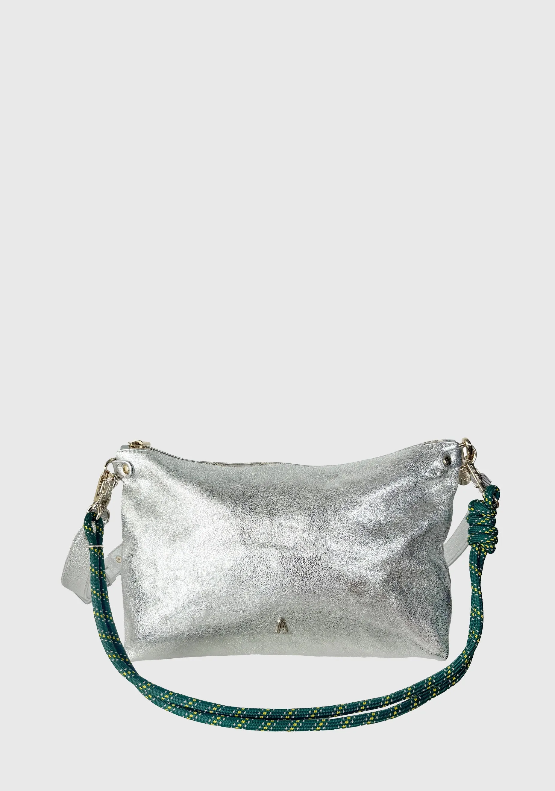 Amande Metallic Bag_Silver