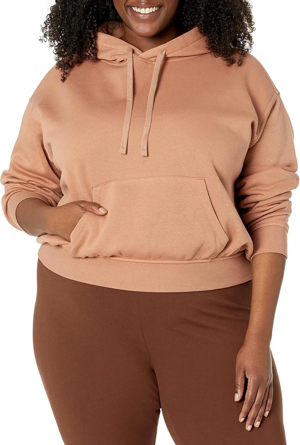 Amazon Essentials Womens Hoodies - Crop Pullover Sweatshirt (Available in Plus Size)