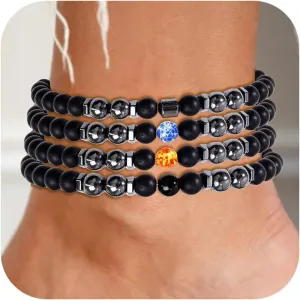 Ankle Bracelets for Women Gold Anklets Summer Beach Vacation Outfits Dainty Paperclip Link Chain Anklets Foot Jewelry Gifts