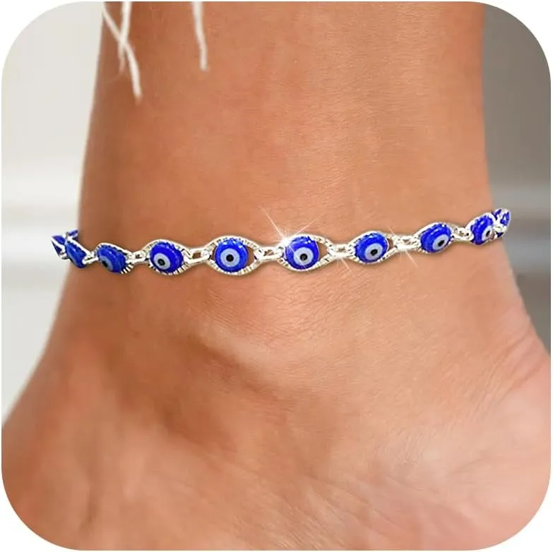 Ankle Bracelets for Women Gold Anklets Summer Beach Vacation Outfits Dainty Paperclip Link Chain Anklets Foot Jewelry Gifts