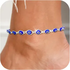 Ankle Bracelets for Women Gold Anklets Summer Beach Vacation Outfits Dainty Paperclip Link Chain Anklets Foot Jewelry Gifts
