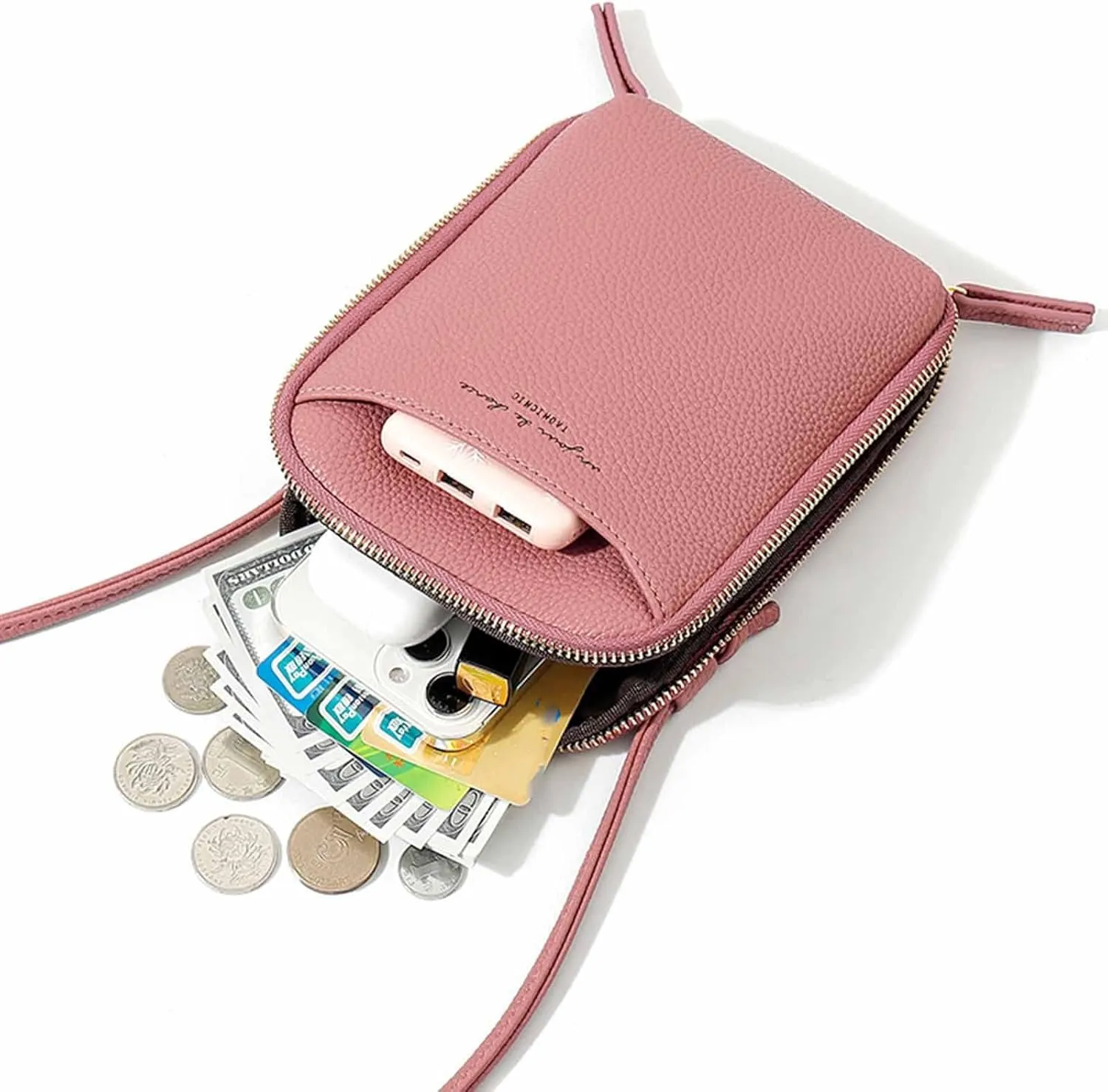 Athletic Crossbody Bags for Women Cute Hobo Tote Handbags Mini Clutch Purses with Zipper Closure Gifts for Mom(Red)