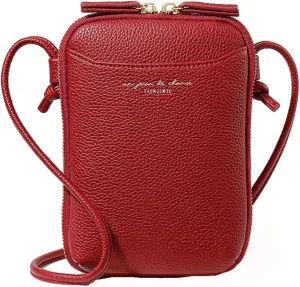 Athletic Crossbody Bags for Women Cute Hobo Tote Handbags Mini Clutch Purses with Zipper Closure Gifts for Mom(Red)