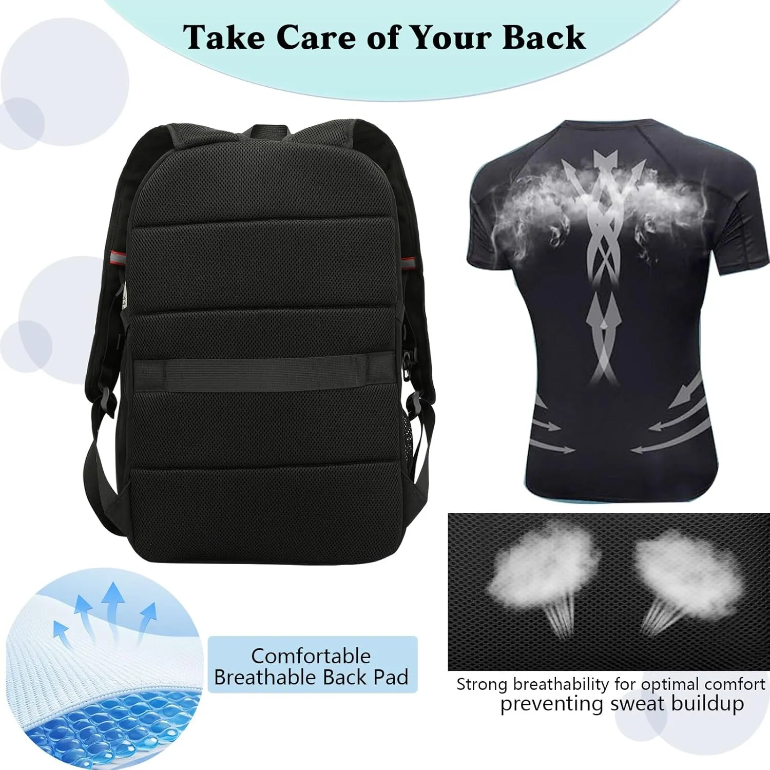 Backpacks for Men Laptop Backpack Travel Anti Theft College School Bag Extra Large Backpacks Fits 17 Inch Computer