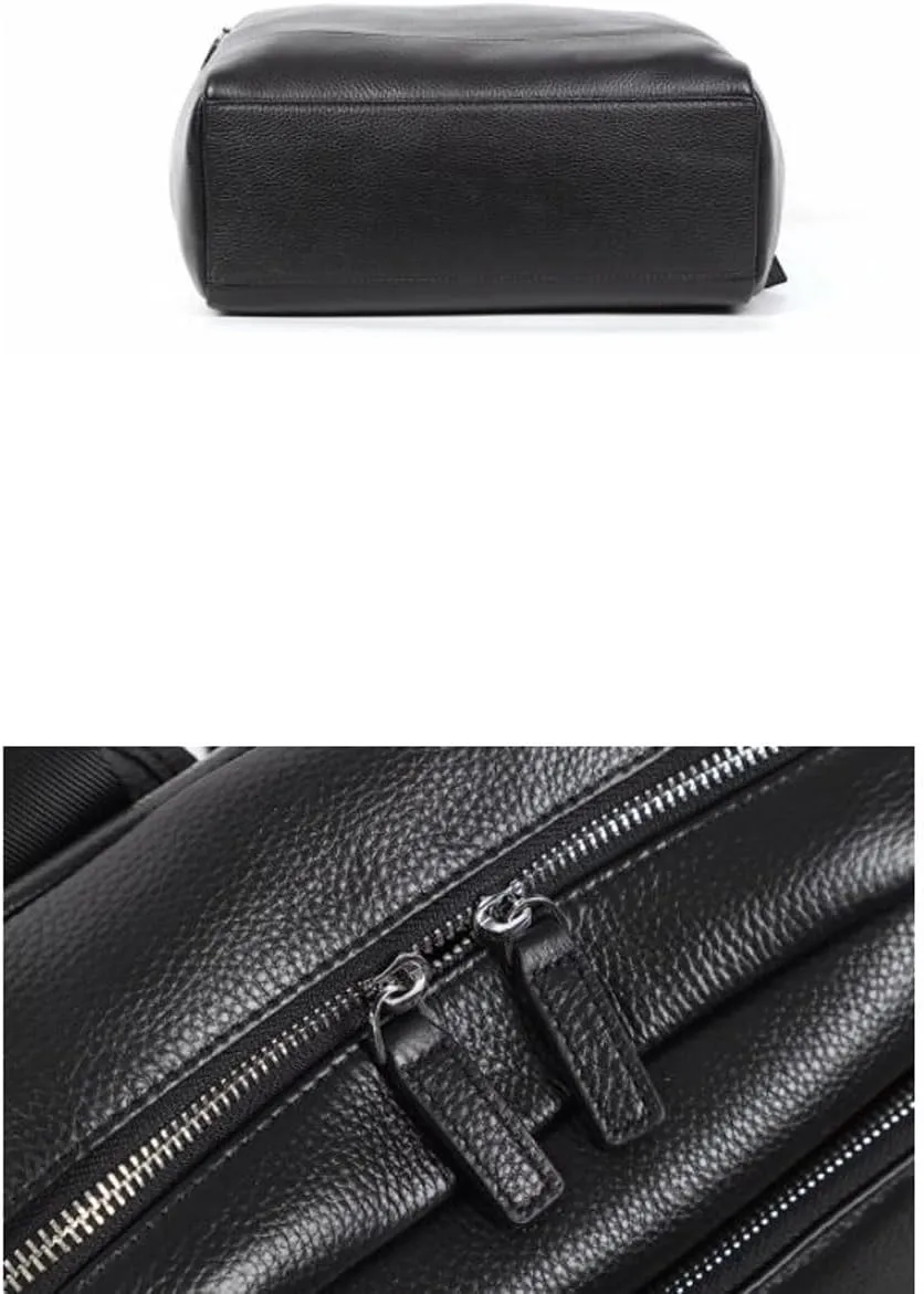 Backpacks Mens Genuine Leather Laptop Bags Luggage Travel Bags Computers Bags Briefcases Casual Daypack