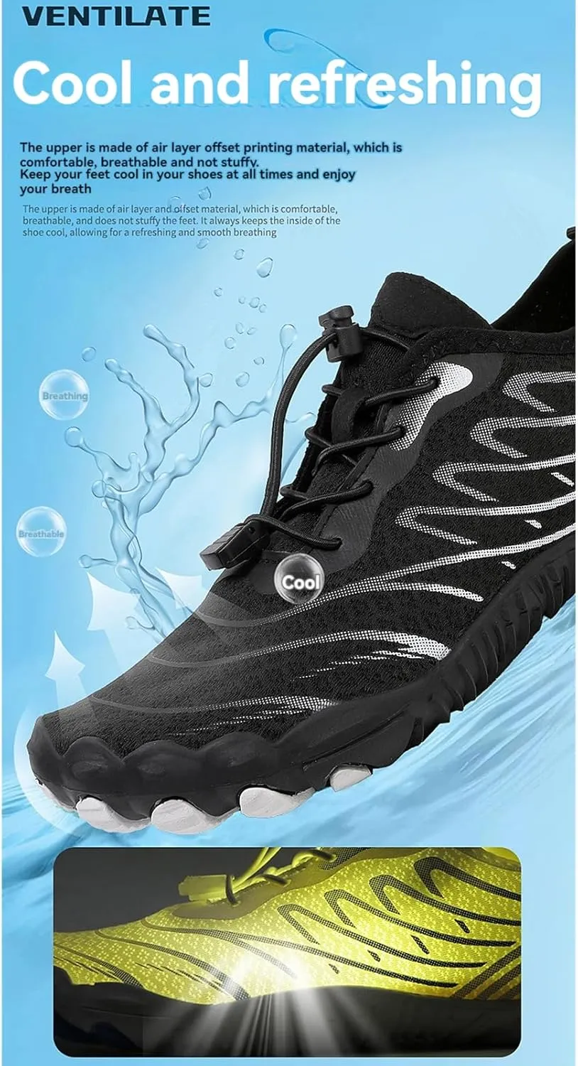 Barefoot Shoes for Women Men Hike Shoes Footwear Barefoot Womens Non-Slip Breathable Wide Toe Box Water Shoes Athletic Unisex Hiking Walking Shoes