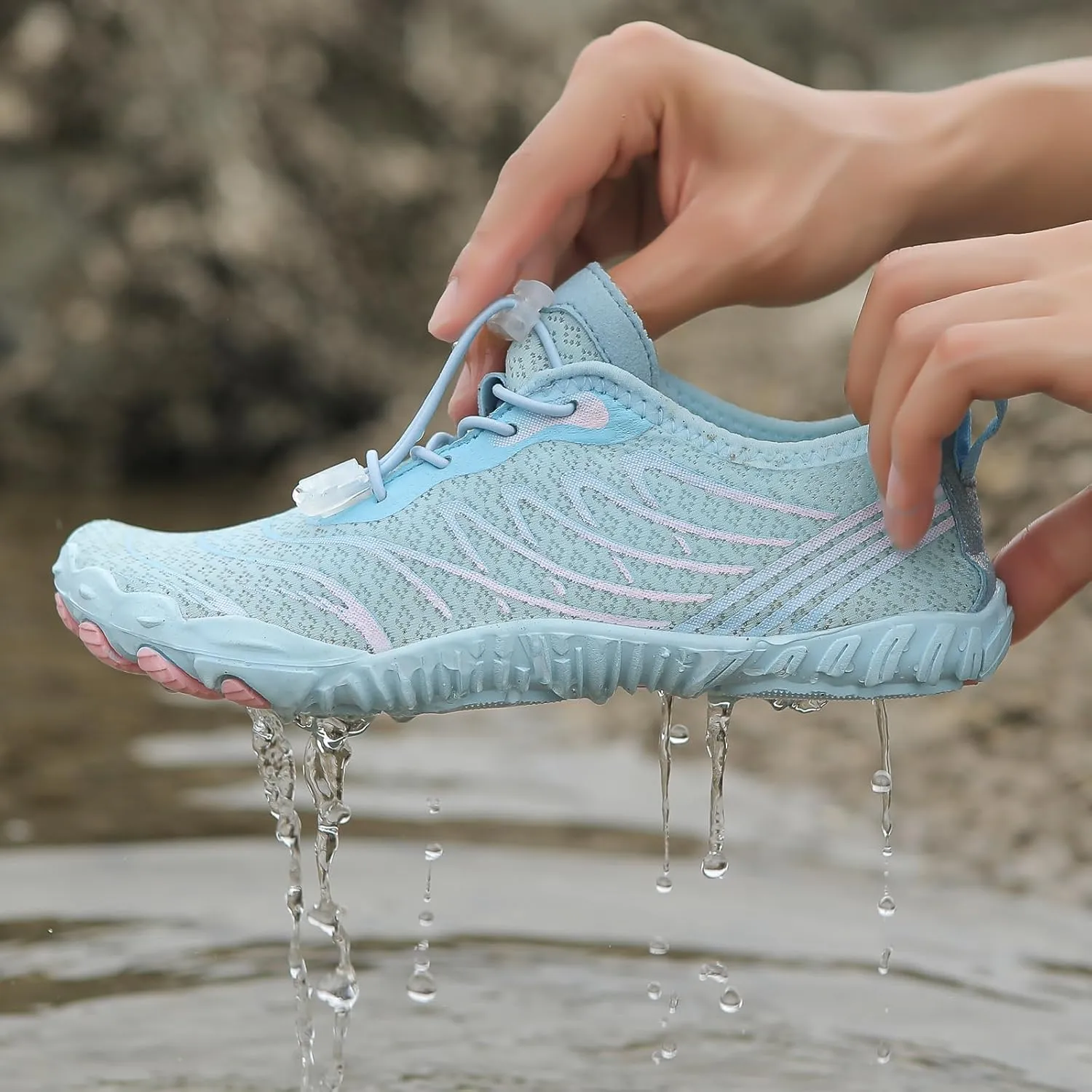 Barefoot Shoes for Women Men Hike Shoes Footwear Barefoot Womens Non-Slip Breathable Wide Toe Box Water Shoes Athletic Unisex Hiking Walking Shoes