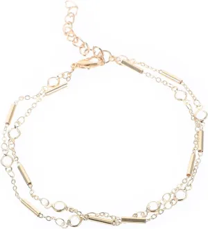 Beach Anklets for Women Silver Anklets Layered Design for Elegant Look