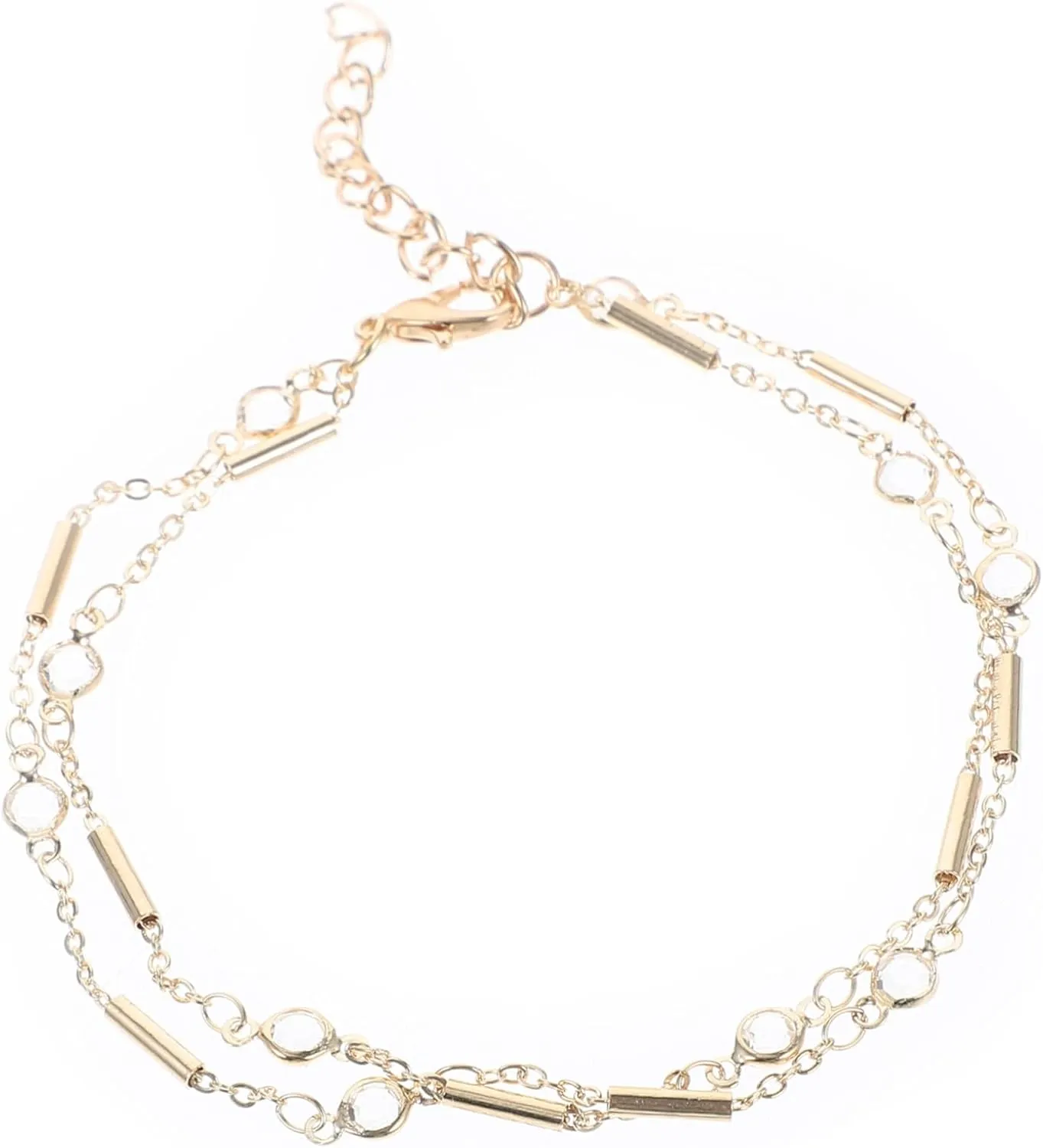 Beach Anklets for Women Silver Anklets Layered Design for Elegant Look