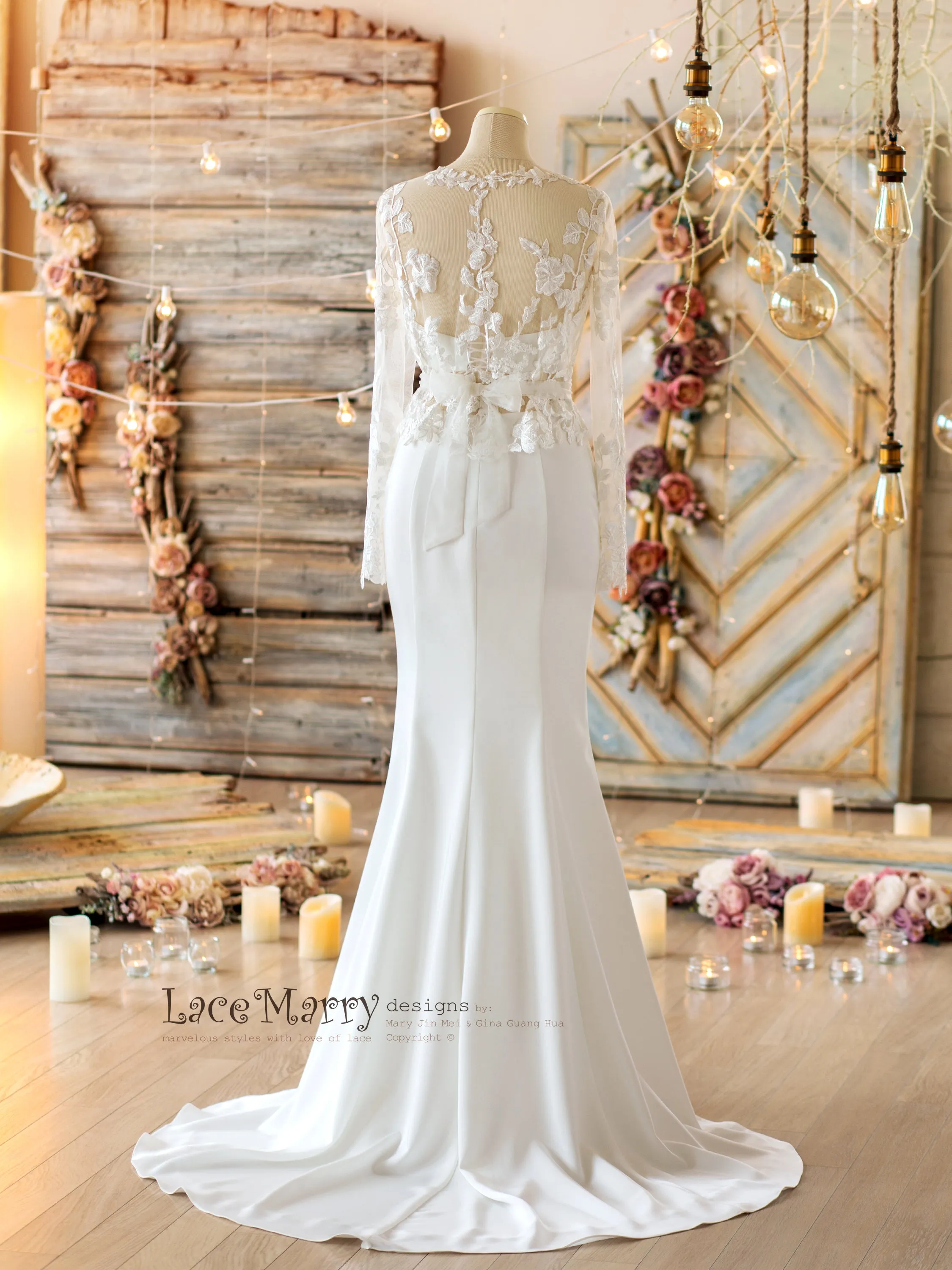 Beach Style Sexy and Plain Wedding Dress
