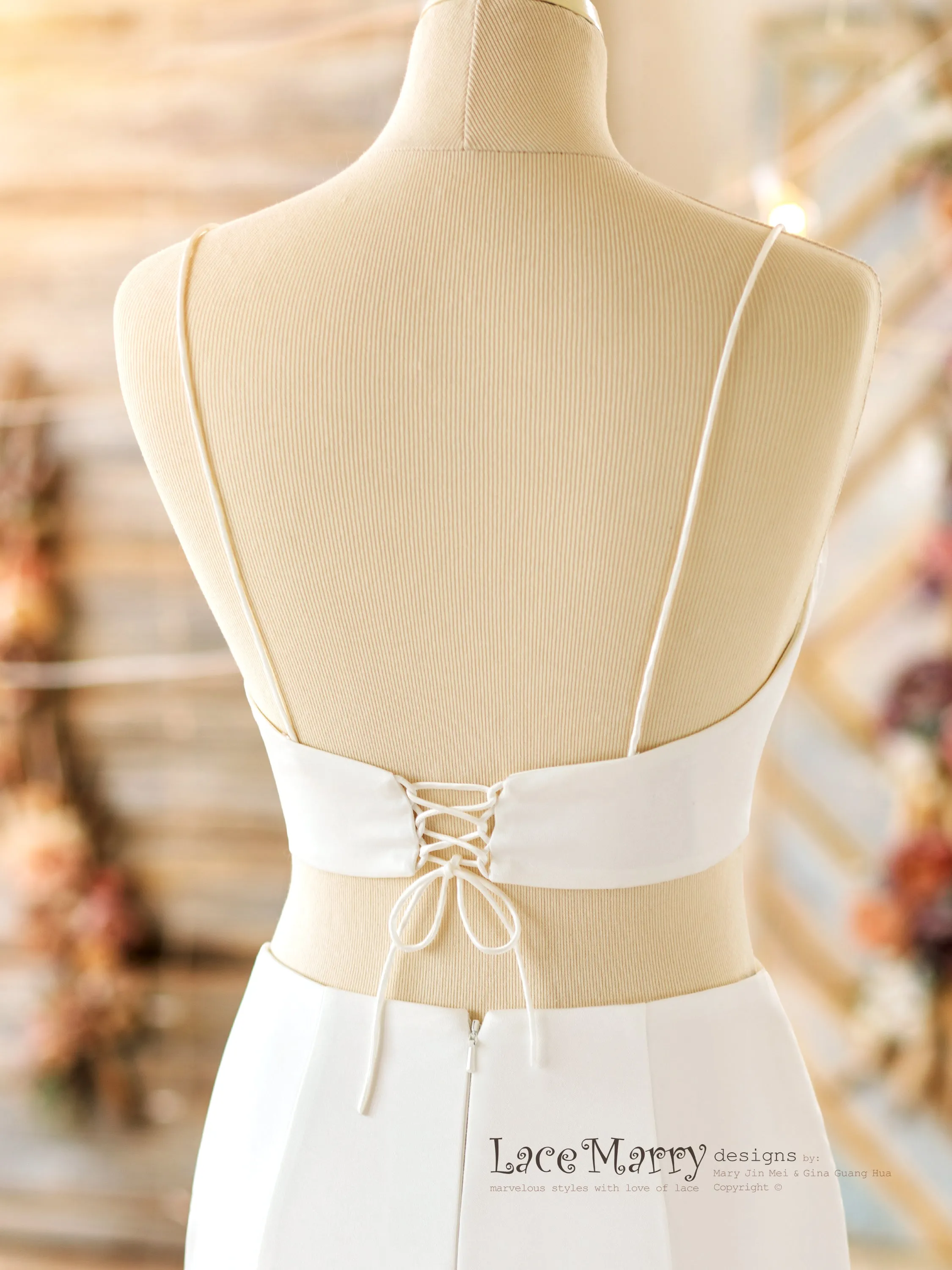 Beach Style Sexy and Plain Wedding Dress