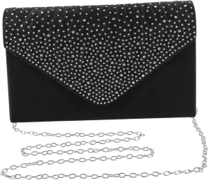 BESTYASH Bride Bag for Wedding Day Fashionable Evening Clutch Purse Small Wedding Dress Purse Stones