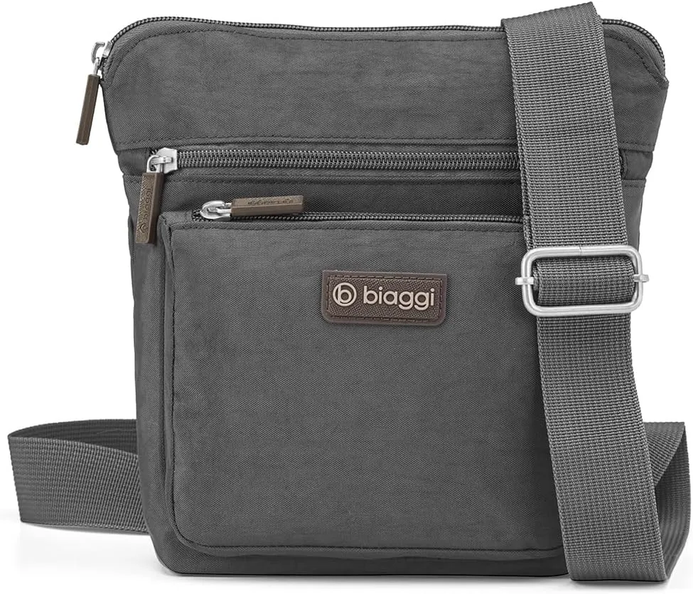 Biaggi Flexmates Convertible Crossbody | Lightweight RFID Blocking Crossbody for Travel, College, Weekend