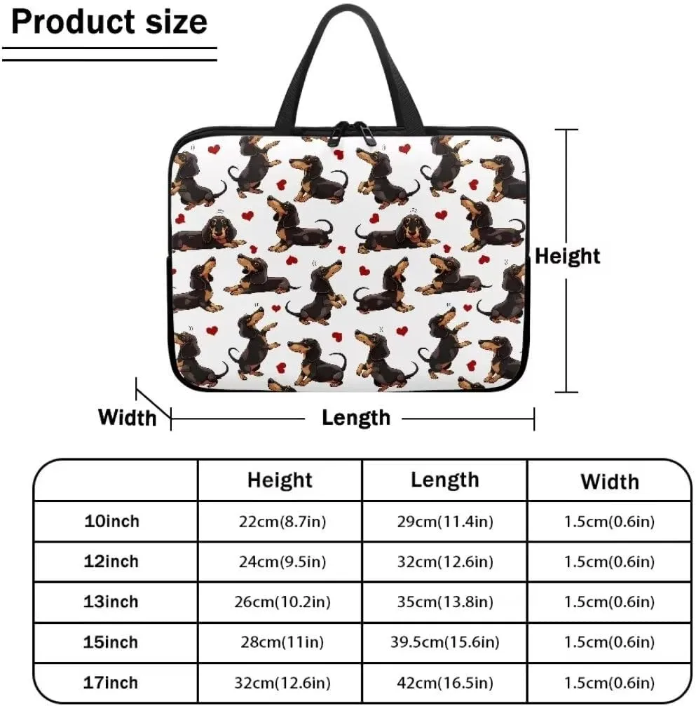 Boho Mandala Laptop and Tablet Case for Women Notebook Case Color Floral Flowers Laptop and Tablet Case Multifuntional Briefcase Bag-15 inch