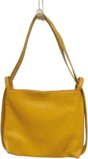 Bria Convertible Leather Backpack Purse - Soft Casual Travel Shoulder Bag