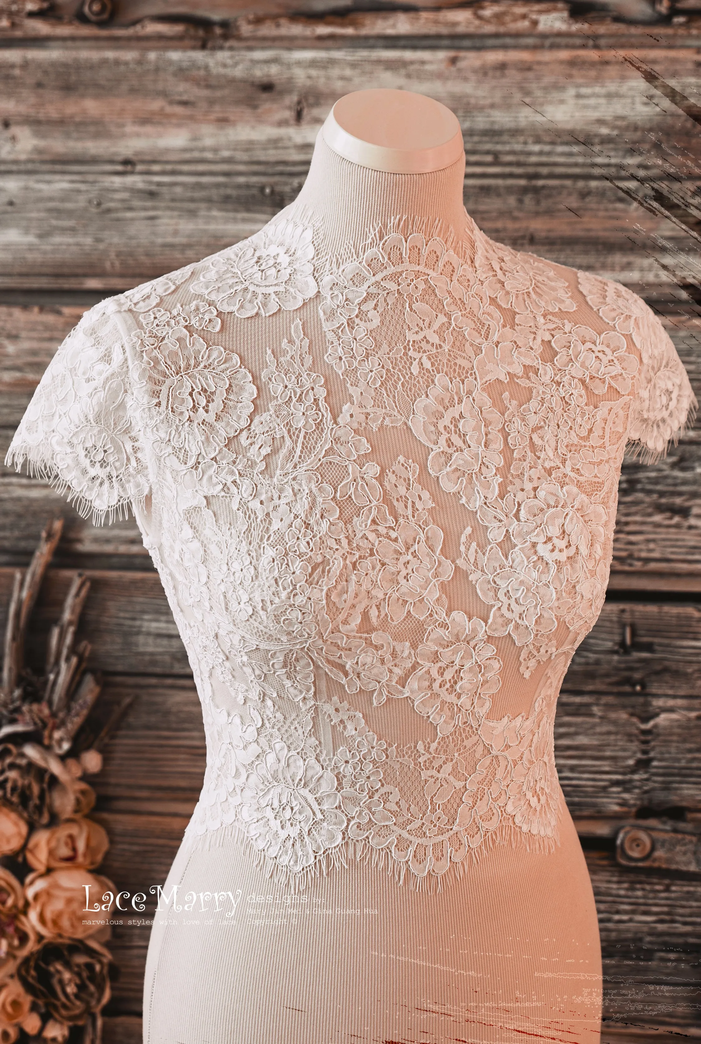 Bridal Bustier with Adjustable Straps