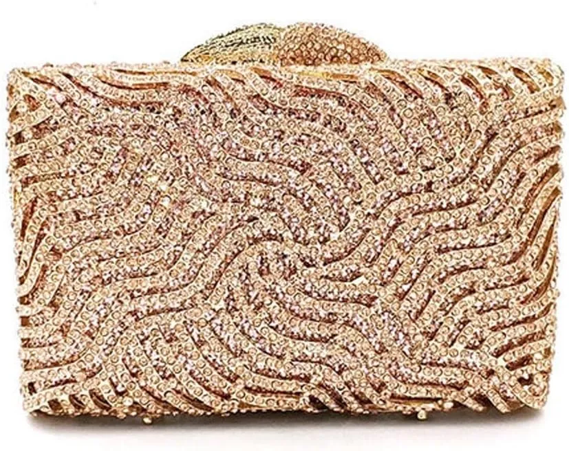 Bridal Wedding Party Purses Women Small Clutches Rhinestone Bag Crystal Clutches