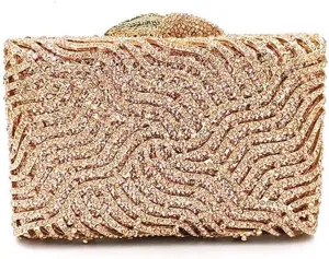 Bridal Wedding Party Purses Women Small Clutches Rhinestone Bag Crystal Clutches