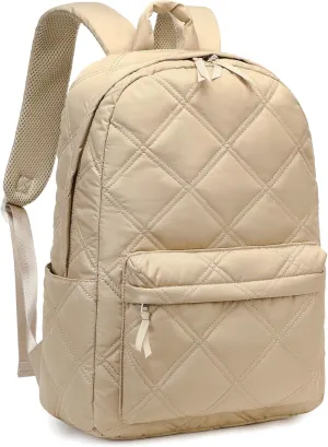CAMTOP Backpack for Women Travel Backpack Qualited Girls Backpacks for School Lightweight Water-Resistant Casual Daypack Backpacks (Khaki)