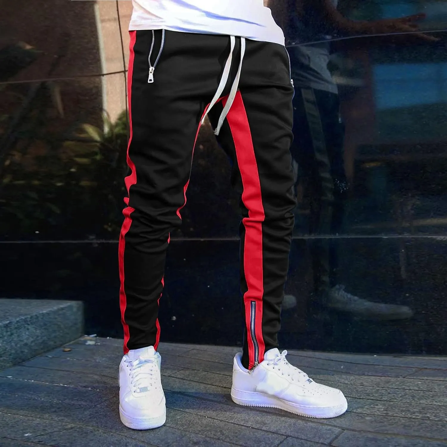 Cargo Pants for Men Relaxed Fit Jogger for Men Big and Tall Men's Workout Slim Gym Joggers Pants Sport Training Pants