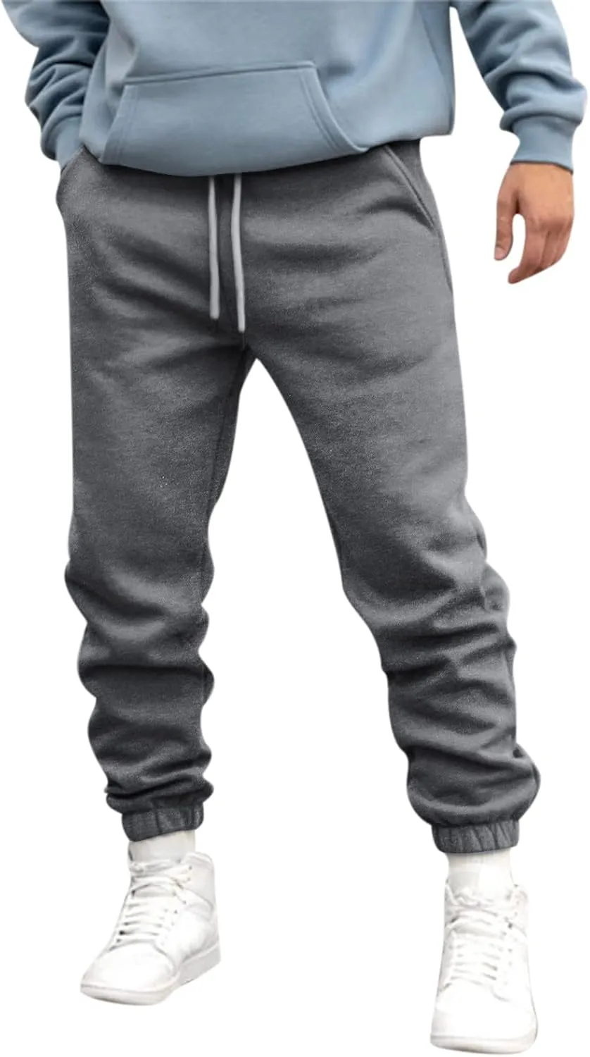 Cargo Sweatpants for Men Big and Tall Fitness Sports Trousers Men's Cargo Pants Big and Tall Men's Elastic Waist Work