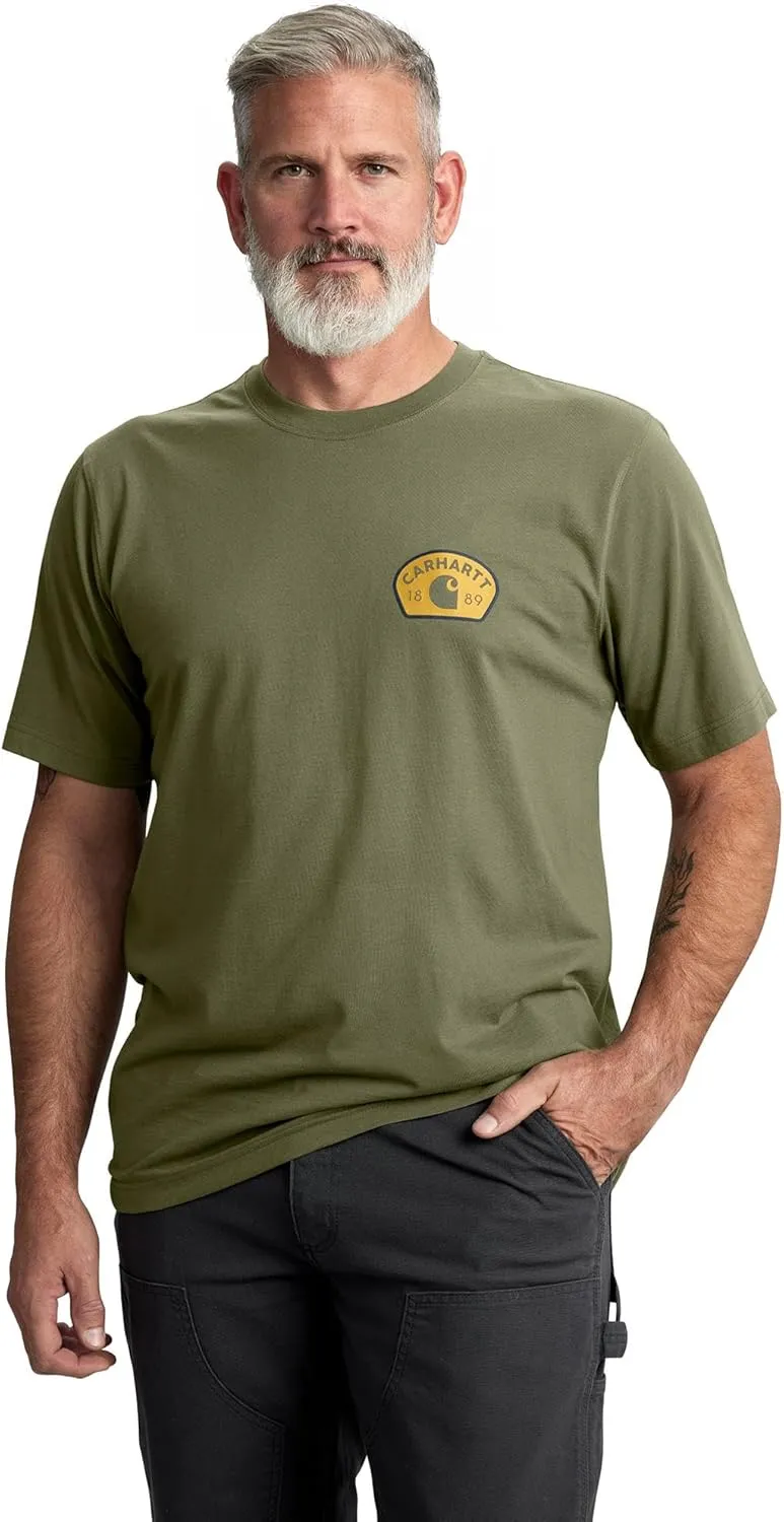 Carhartt Men's Relaxed Fit Lightweight Short-Sleeve 1889 Graphic T-Shirt