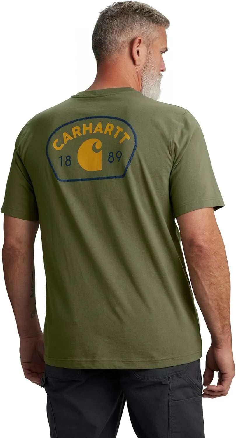Carhartt Men's Relaxed Fit Lightweight Short-Sleeve 1889 Graphic T-Shirt