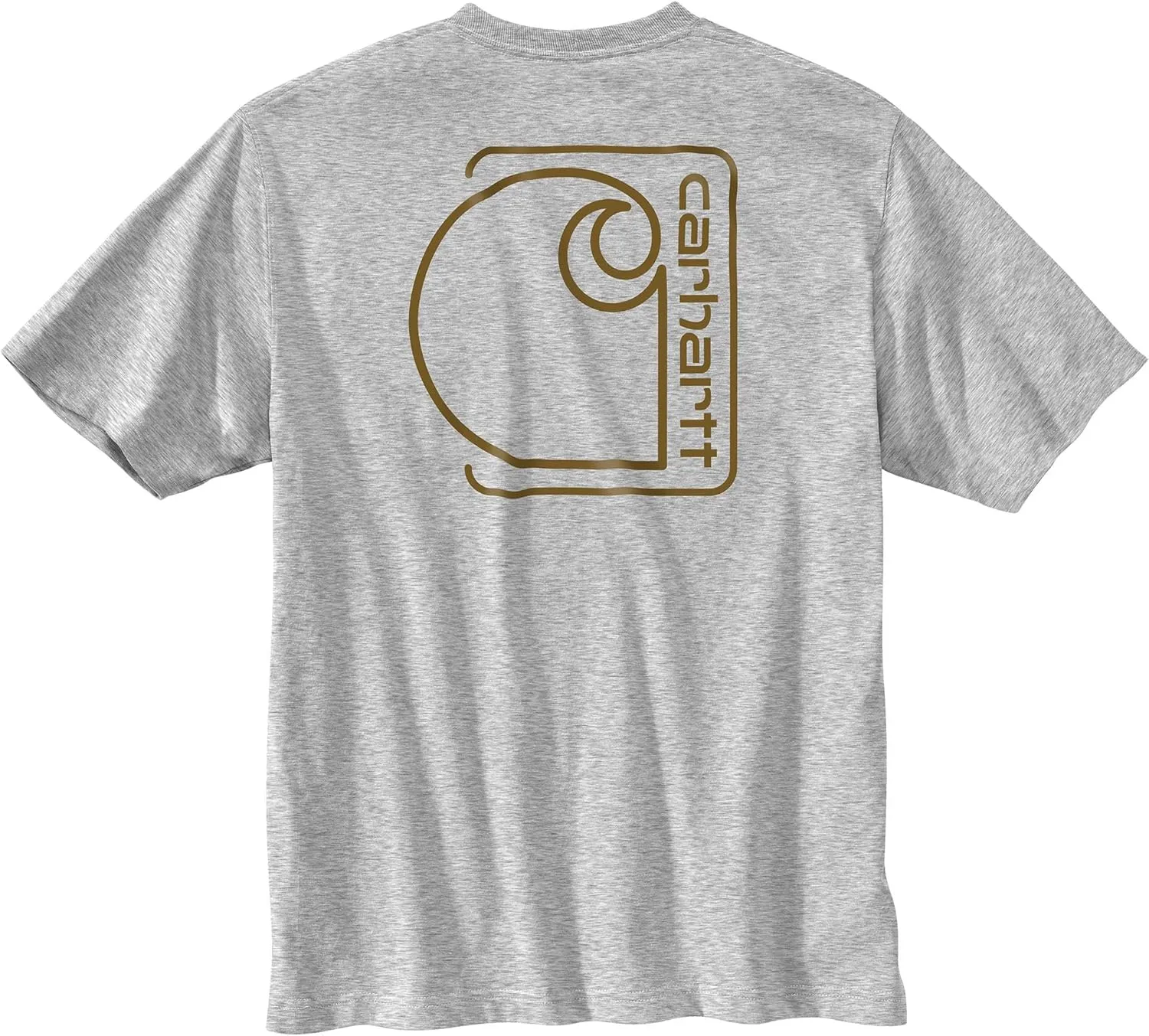 Carhartt Men's Relaxed Fit Lightweight Short-Sleeve Pocket C Graphic T-Shirt
