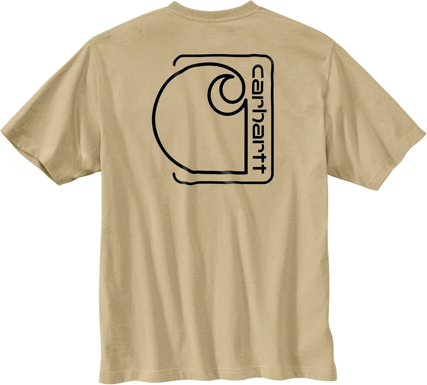 Carhartt Men's Relaxed Fit Lightweight Short-Sleeve Pocket C Graphic T-Shirt