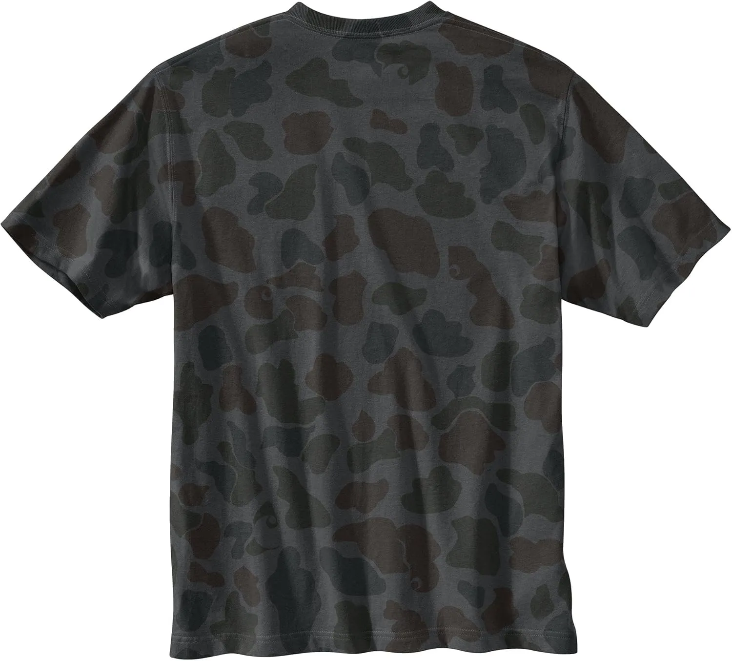 Carhartt Men's Relaxed Fit Lightweight Short-Sleeve Pocket Camo Logo Graphic T-Shirt