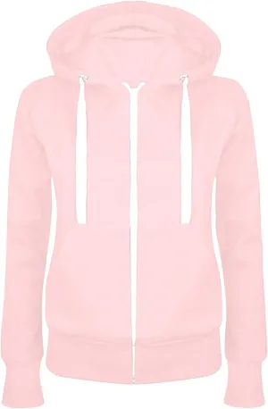 Ceboyel Women Zip Up Hoodies 2023 Drawstring Hooded Sweatshirts Long Sleeve Thin Jackets Lightweight trendy 2025 Fall Clothes