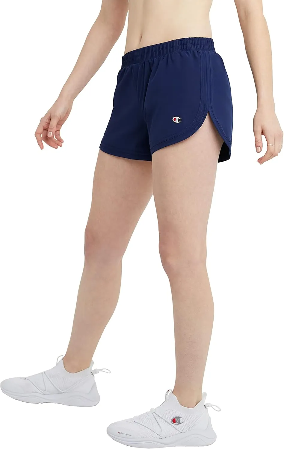 Champion Women'S Shorts, Varsity Shorts, Moisture Wicking, Lightweight Gym Shorts For Women, 3.5 (Plus Size Available)