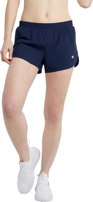Champion Women'S Shorts, Varsity Shorts, Moisture Wicking, Lightweight Gym Shorts For Women, 3.5 (Plus Size Available)