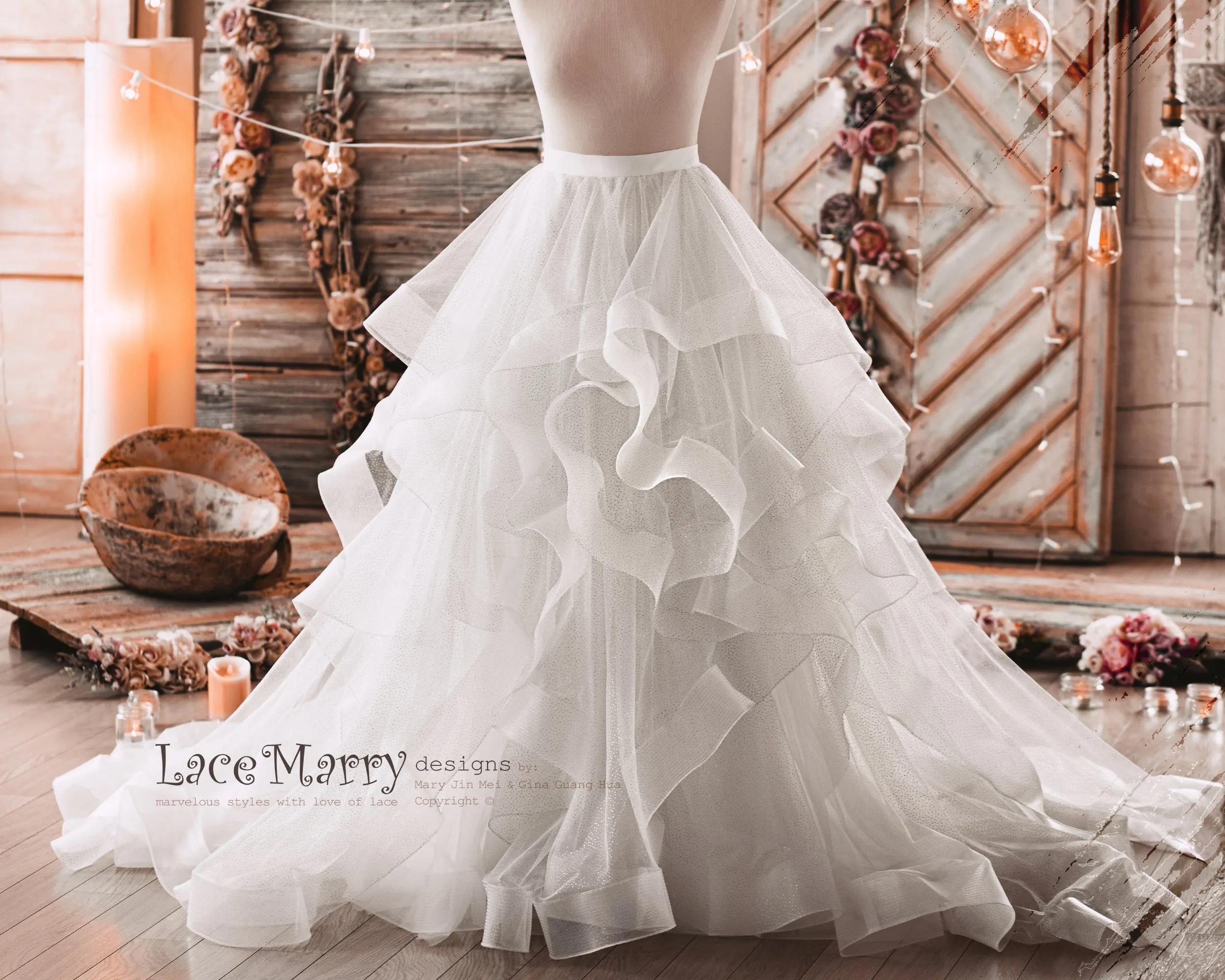 Charming Bridal Lace Crop Top with High Collar
