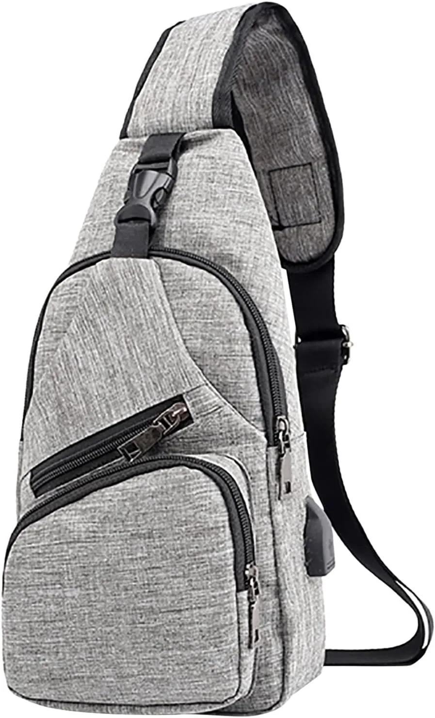Chest Bag Daypack Fanny Pack Sling Bag For Men Women Shoulder Backpack Chest Bags Crossbody Daypack With USB