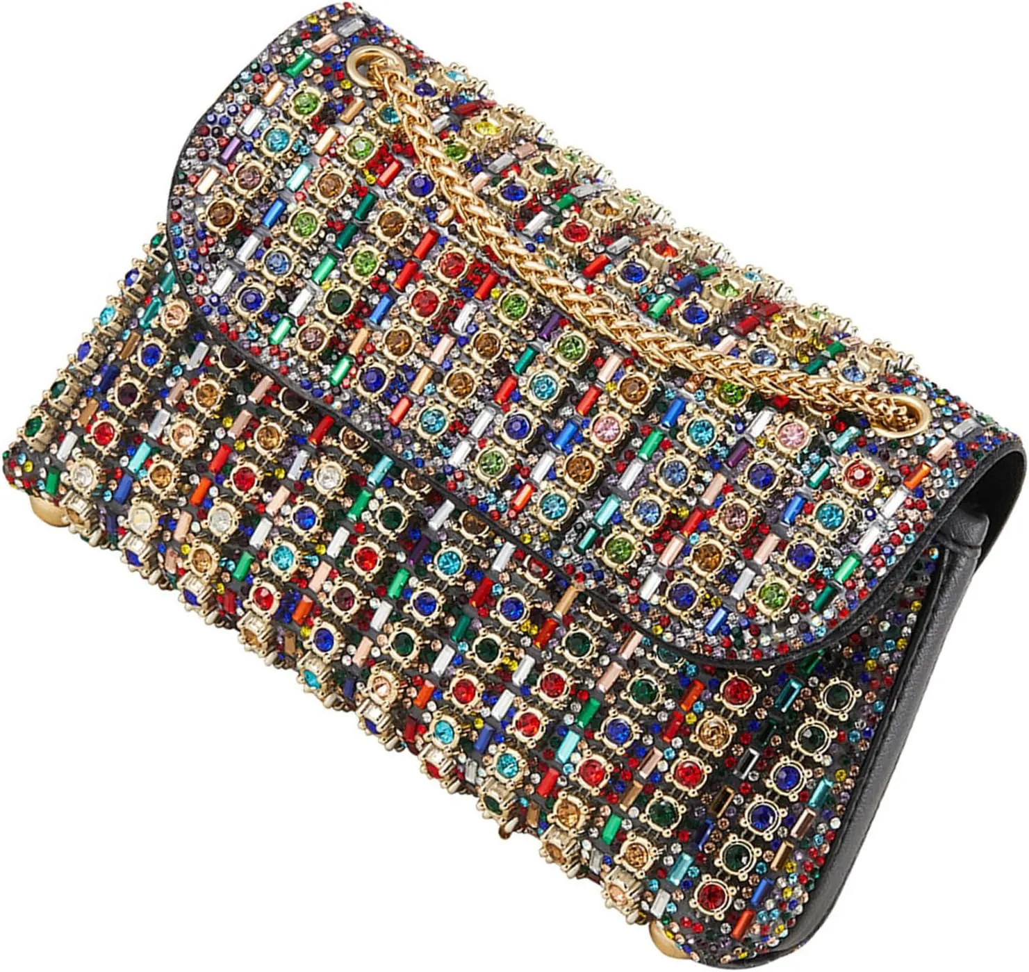 Clutches Purse Sparkling Evening Handbag for Women,Chain Crossbody Shoulder Bags