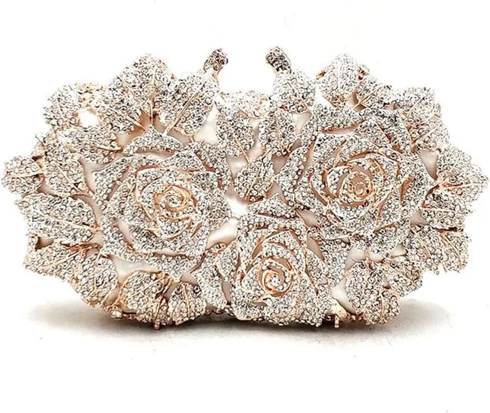 Clutches Women Evening Bag Crystal Purses Crystal Clutches Bridal Wedding Party Wallet Purses