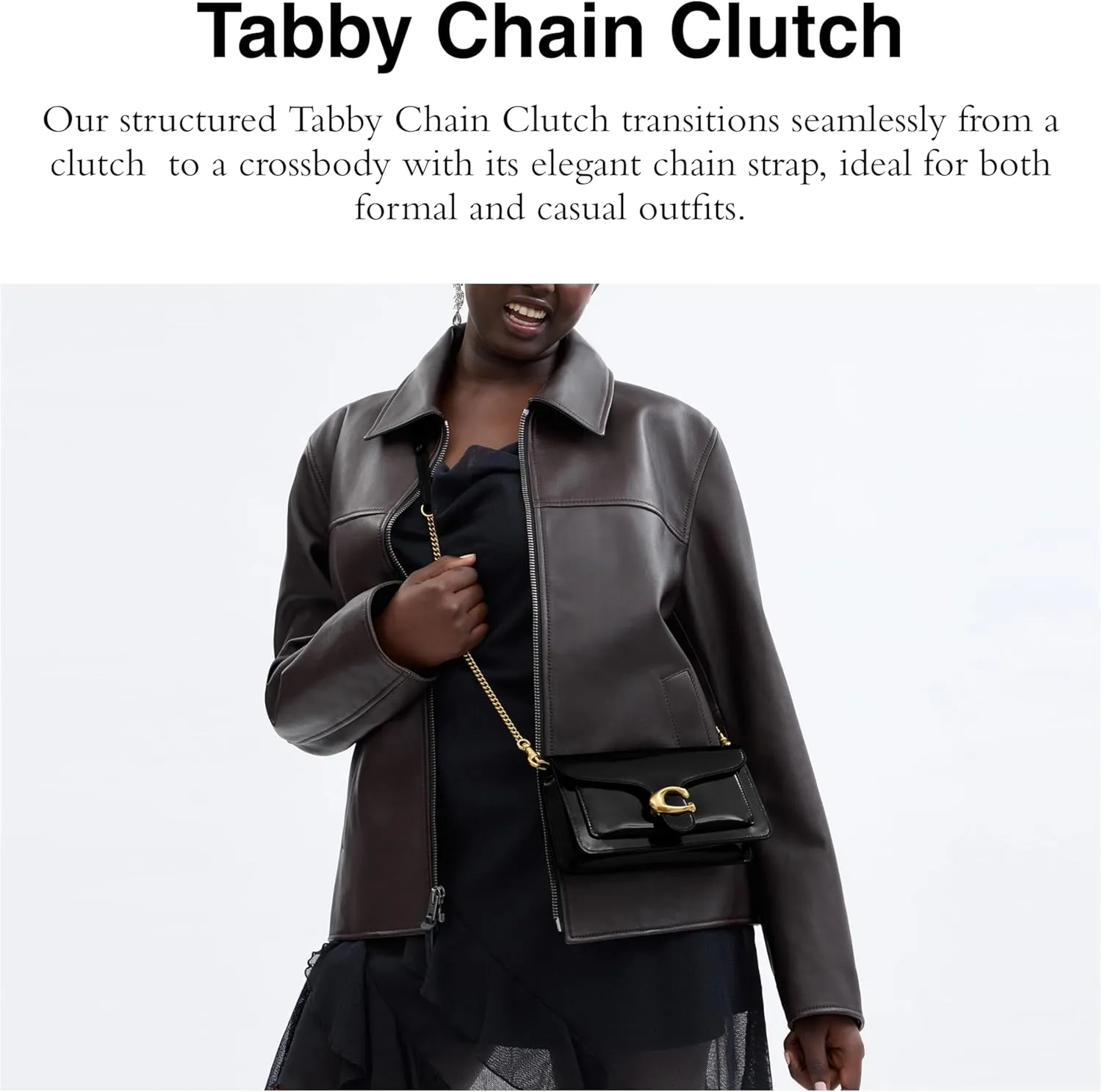COACH Tabby Chain Clutch