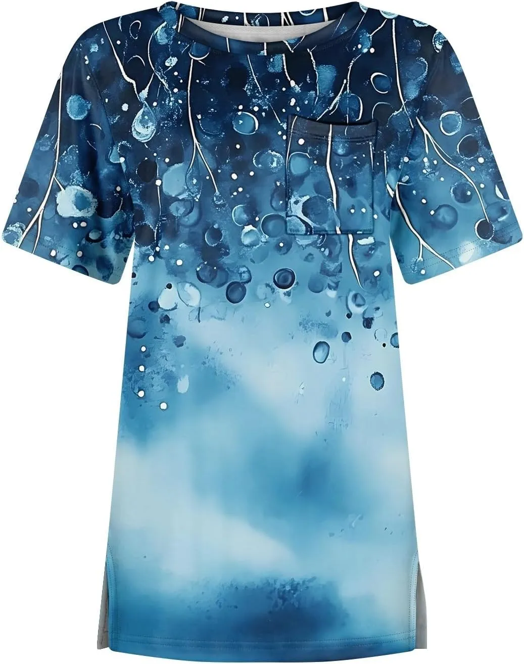 COTECRAM Summer Tops for Women 2025 Casual Crewneck Short Sleeve T-Shirts Loose Fit Dressy Blouses Western Boho Graphic Tees