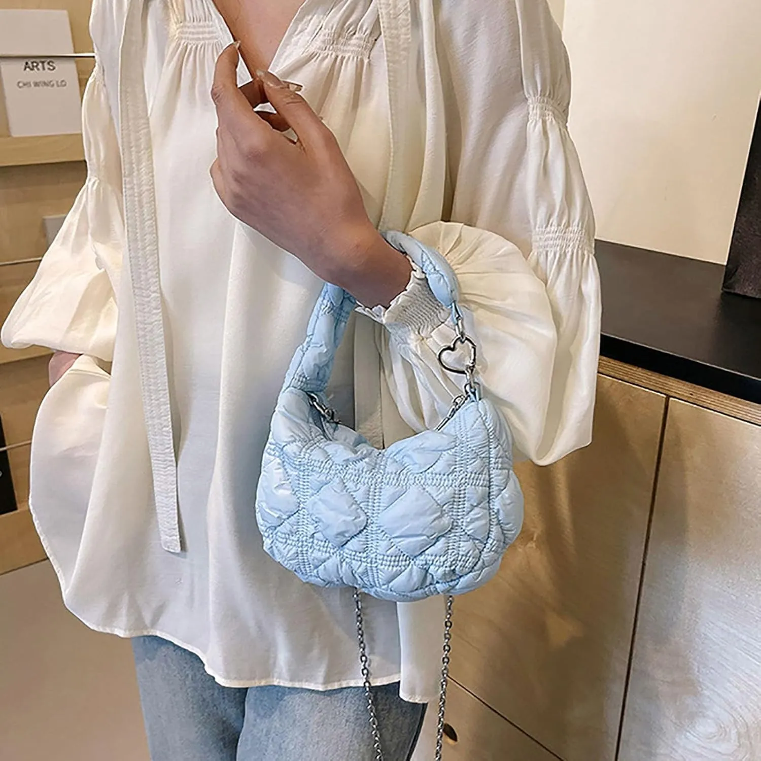Crossbody Bags for Women Cloud Handbag Summer Chain Versatile Shoulder Bag Crossbody Bag Female